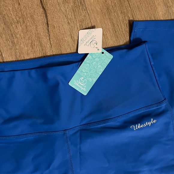 NWT Ubestyle UPF 50+ High Waist Women's Swim Pants - Picture 3 of 4